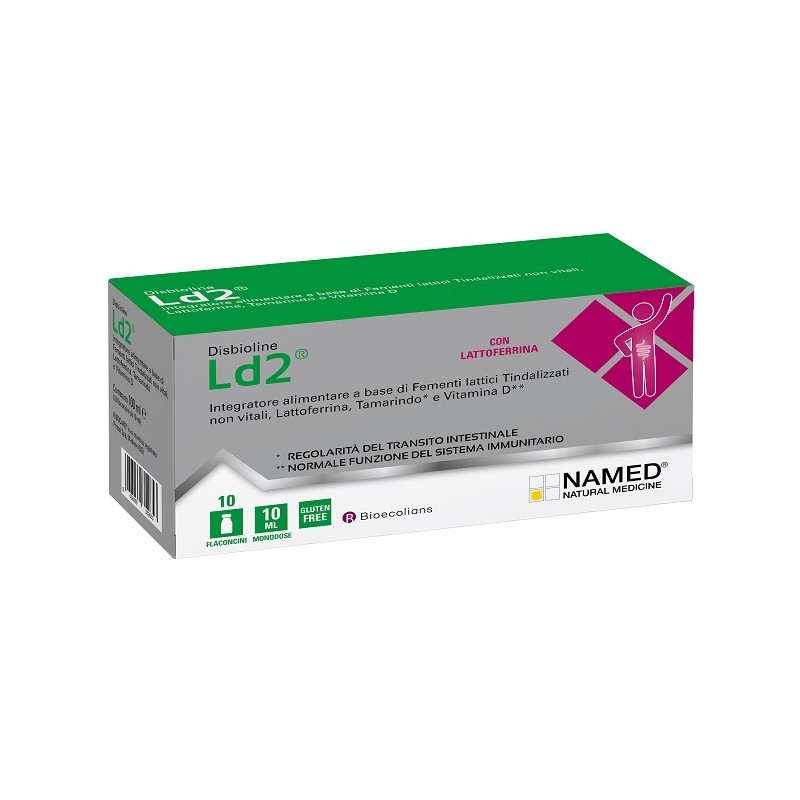 Named Disbioline Ld2 10 Flaconcini Da 10 Ml