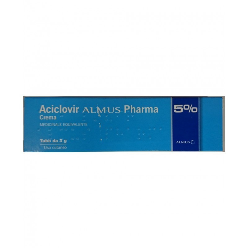 Aciclovir Almus Pharma 5% Crema Medicinale Equivalente