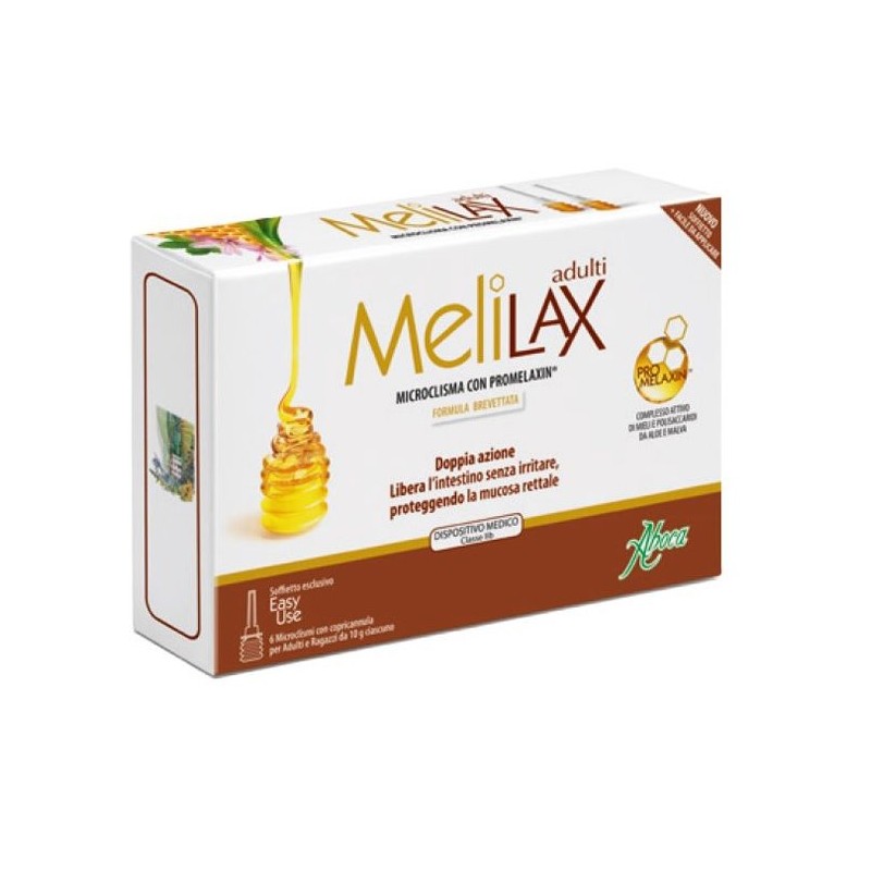 Aboca Melilax Adulti Microclismi stitichezza 6 Pezzi