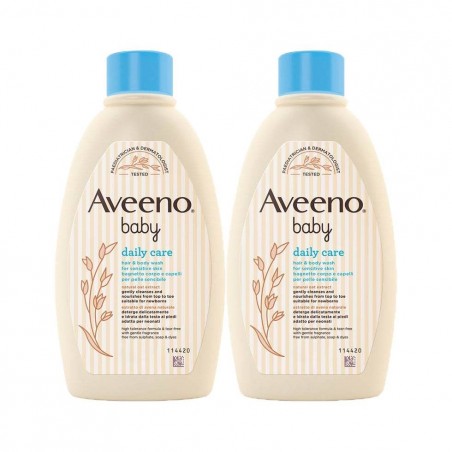 Johnson & Johnson Aveeno Baby Bagnetto Testa Piedi 250 Ml Bundle