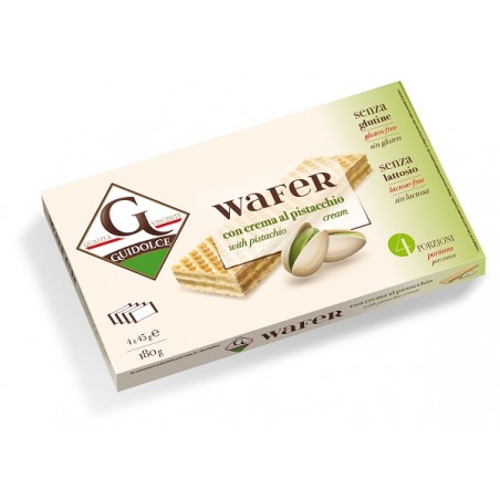 Guidolce Wafer Con Crema Al Pistacchio 4 Porzioni X 45 G