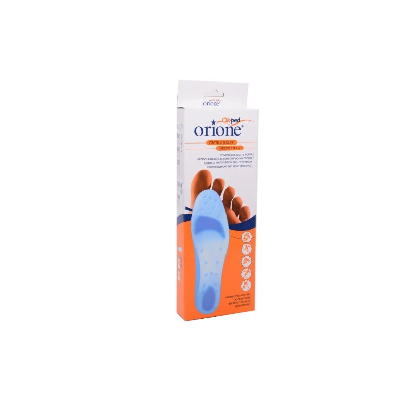 Safte Orione Ok Ped 107 Plantare Silicone Intero Scarico Metatarsale Rivestito Forato 1 1 Paio