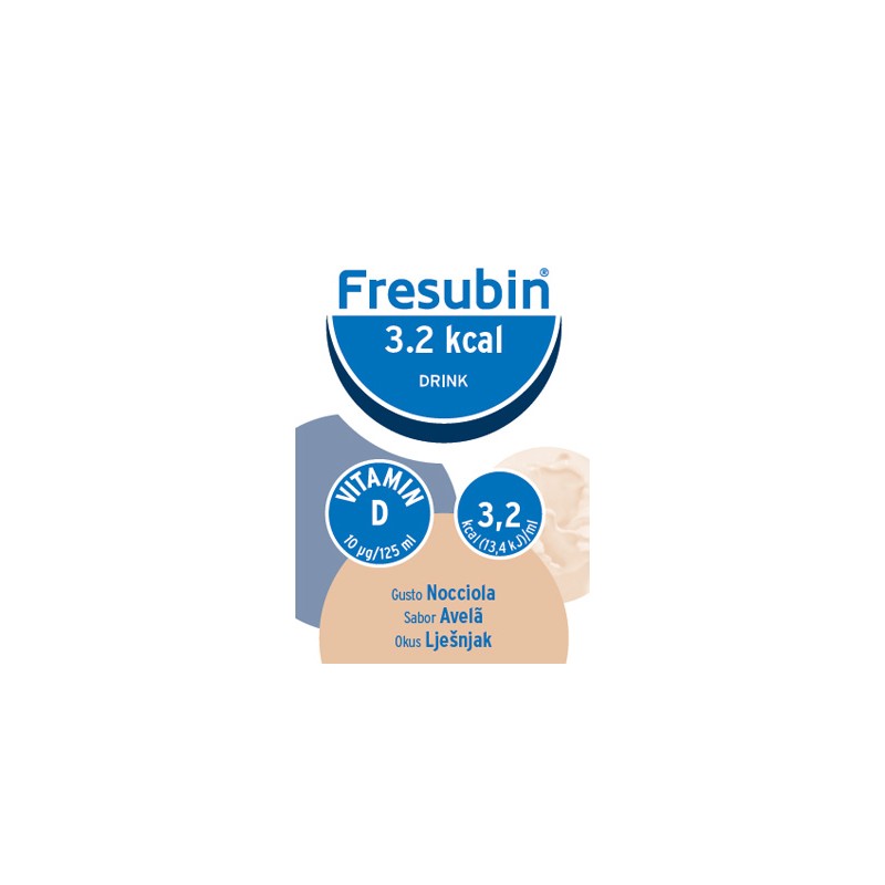 Fresenius Kabi Fresubin 3,2 Kcal Drink Nocciola 4 X 125 Ml