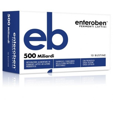 Bioartis Enteroben 500mld 10 Stick Pack