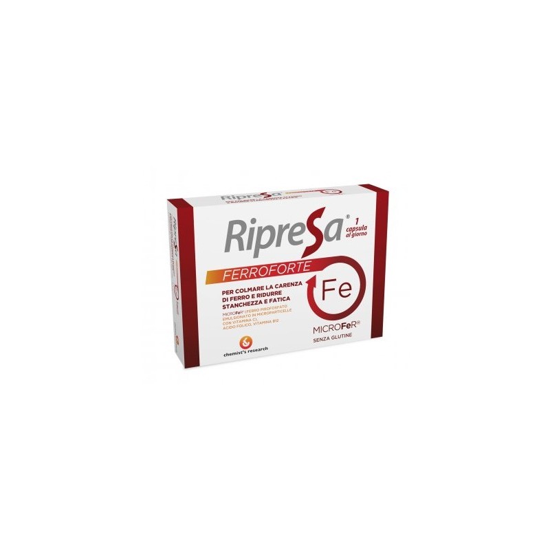 Chemist's Research Ripresa Ferroforte 20 Capsule