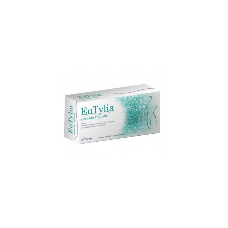 E. Vitalgroup Eutylia Lavanda Vaginale 5 Flaconi 140 Ml + 5 Cannule Monouso