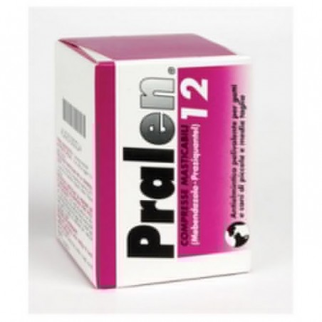 Pralen 240 Mg/20 Mg 12 Compresse Masticabili Per Gatti E Cani Di Piccola E Media Taglia