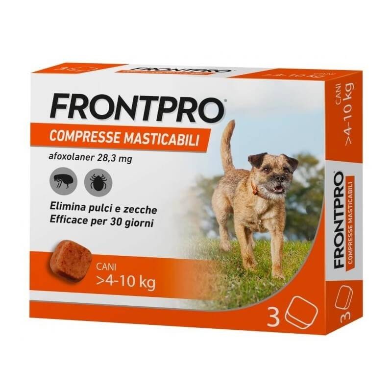 Frontpro 3 Compresse Masticabili Per Cani 4-10 kg