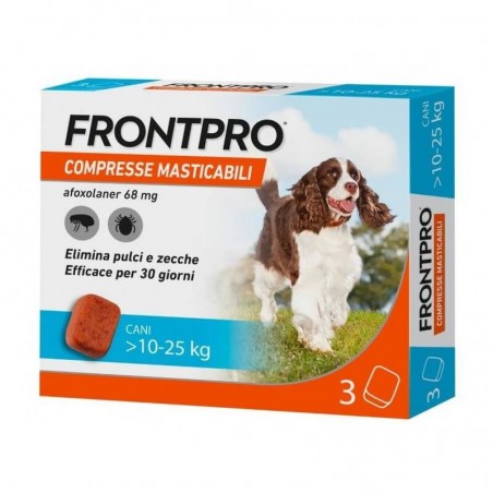 Frontpro 3 Compresse Masticabili Per Cani 10-25 kg