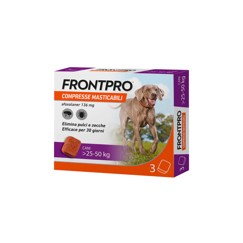 Frontpro 3 Compresse Masticabili Per Cani 25-40 kg