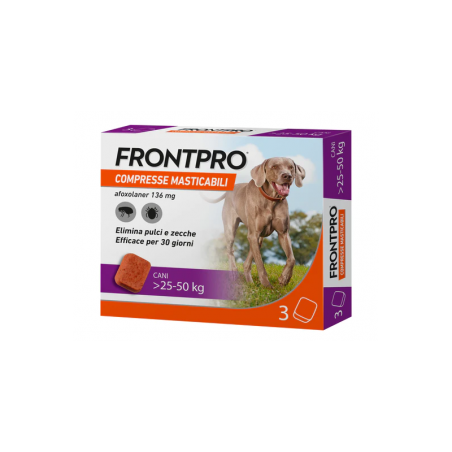 Frontpro 3 Compresse Masticabili Per Cani 25-40 kg