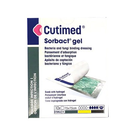 Essity Medicazione Cutimed Sorbact Con Idrogel 7,5x7,5cm 10 Pezzi