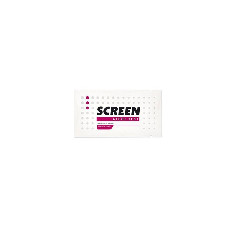 Screen Pharma S Screen Alcool Test Salivare Monouso