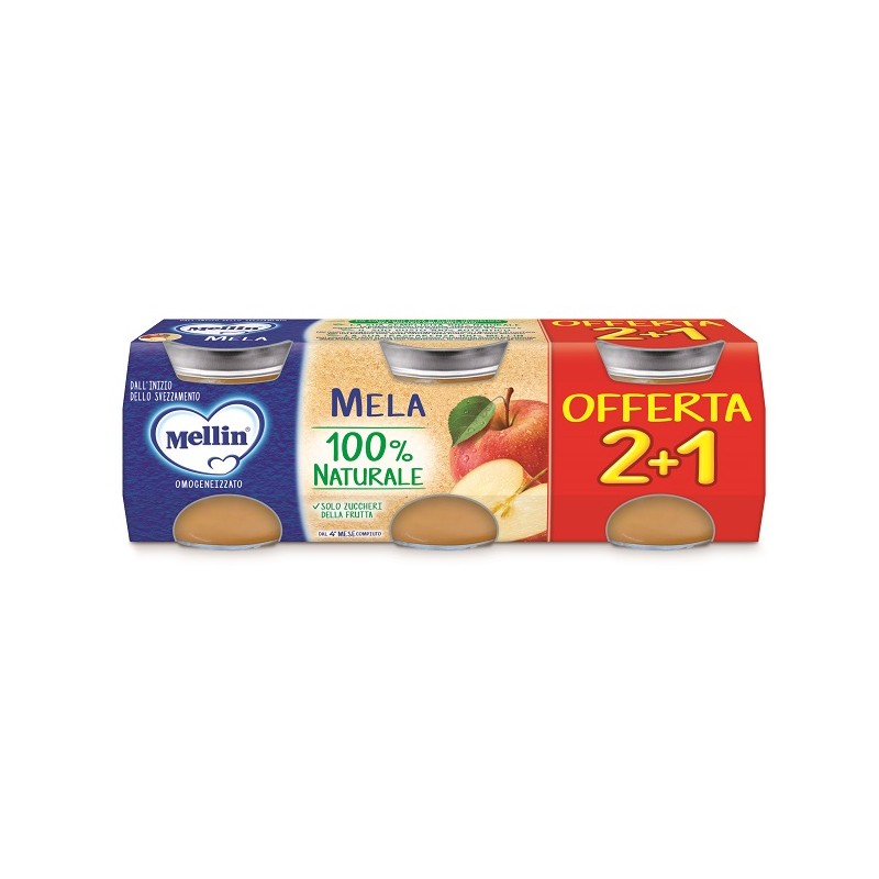 Danone Nutricia Soc. Ben. Mellin Omogeneizzato Mela 3pz Da 100 G