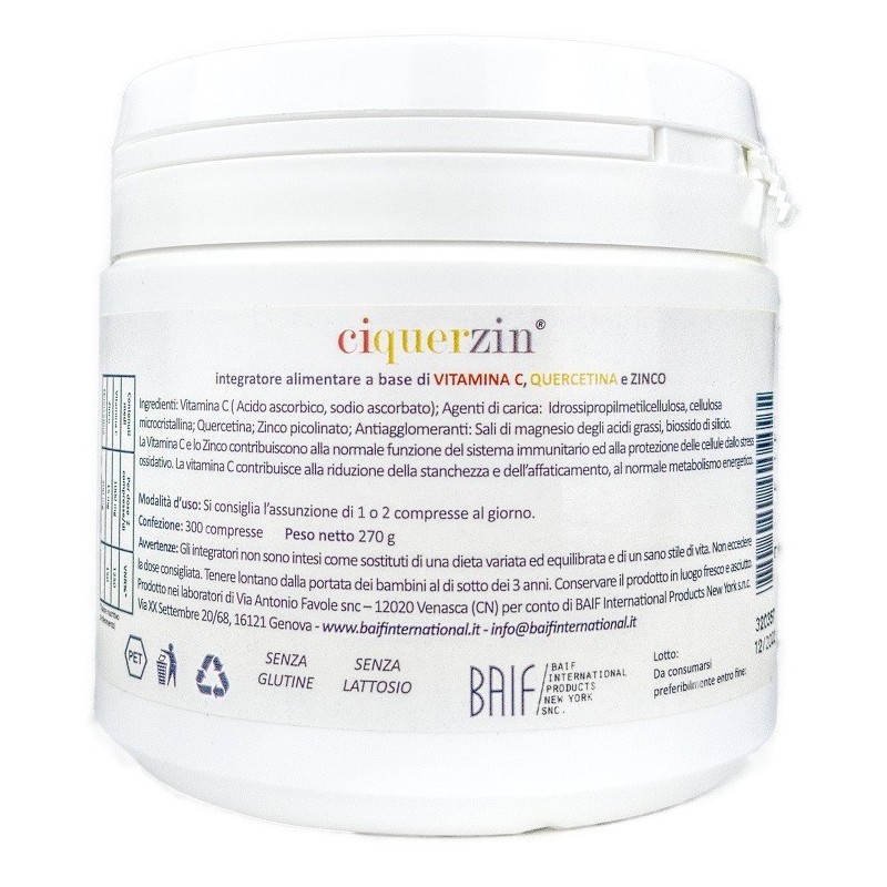 Baif Internat. Products N. Y. Ciquerzin 300 Compresse