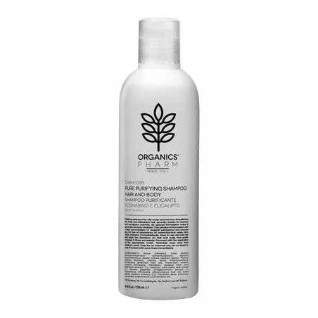 Sma Organics Pharm Pure Purifying Shampoo Hair & Body Rosemary And Eucalyptus