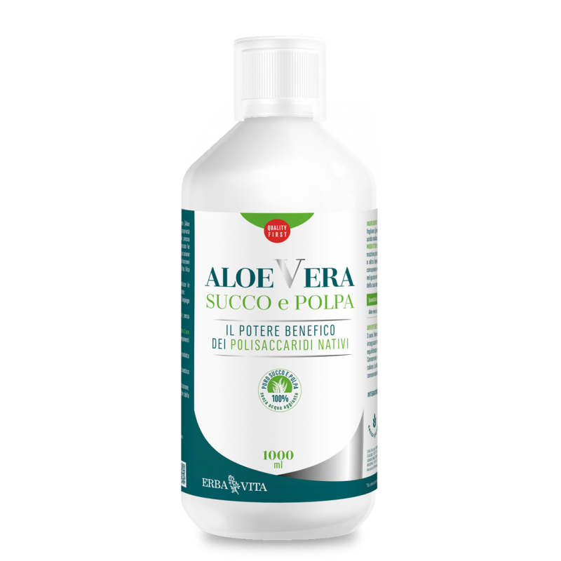 Erba Vita Group Aloe Vera Succo E Polpa 1000 Ml