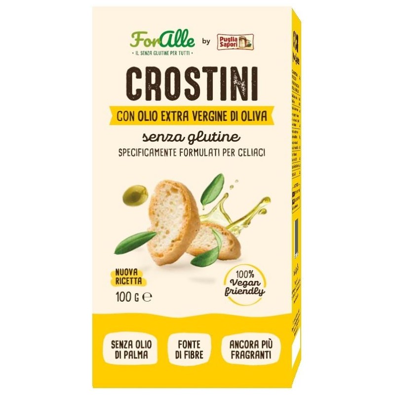 Re Food Foralle Crostini Con Olio Extravergine D'oliva 100 G