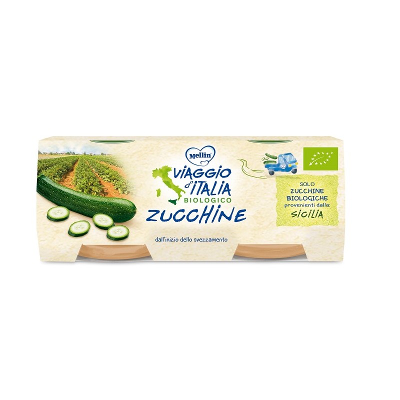 Danone Nutricia Soc. Ben. Mellin Viaggio Italia Omogeneizzato Bio Zucca 2x80 G