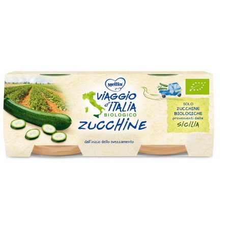 Danone Nutricia Soc. Ben. Mellin Viaggio Italia Omogeneizzato Bio Zucca 2x80 G