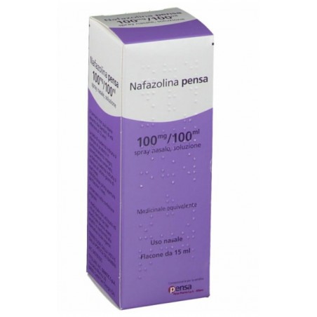 Genetic Nafazolina Pensa 100 Mg/100 Ml Spray Nasale, Soluzione Nafazolina  Medicinale Equivalente