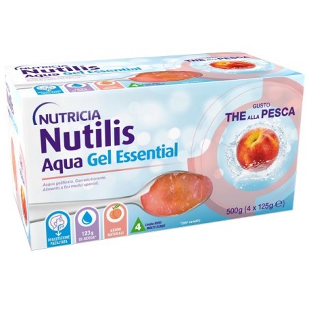 Danone Nutilis Aqua Gel Pesca 4 Pezzi Da 125 G