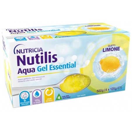 Danone Nutilis Aqua Gel Limone 4 Pezzi Da 125 G