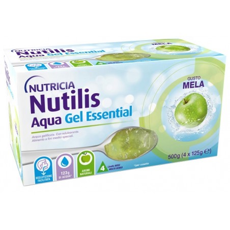 Danone Nutricia Soc. Ben. Nutilis Aqua Gel Mela 4 Pezzi Da 125 G