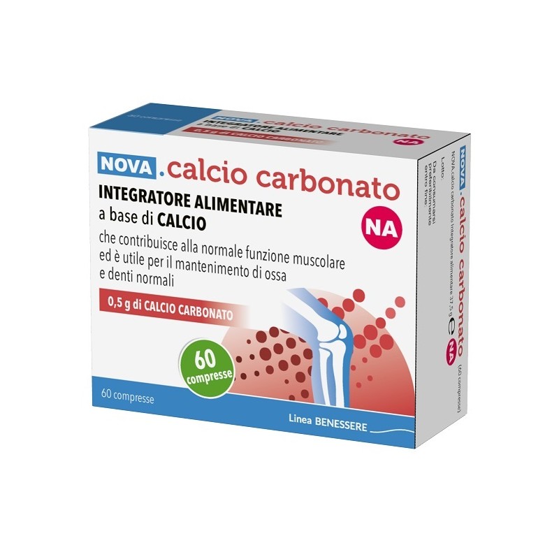 Nova Argentia Nova Calcio Carbonato Na 0,5g 60 Compresse