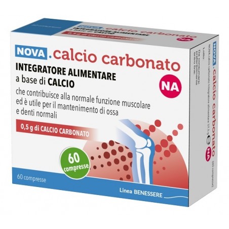 Nova Argentia Nova Calcio Carbonato Na 0,5g 60 Compresse