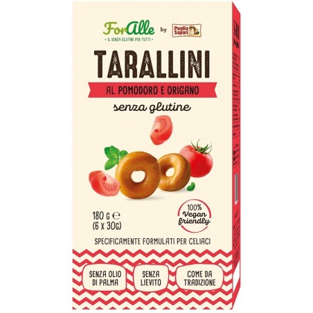 Re Food Foralle Tarallini Pomodoro E Origano 6 Bustine X 30 G