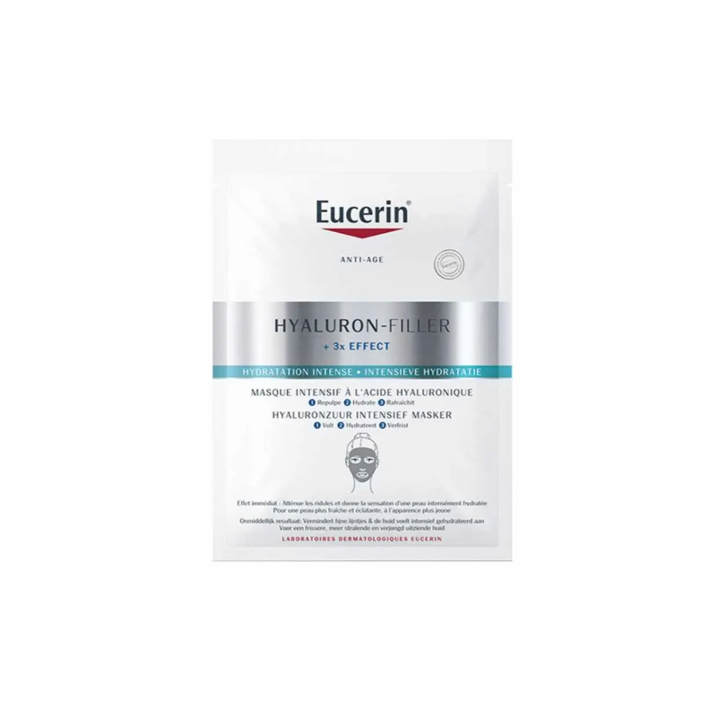 confezione di eucerin hyaluron filler maschera intestiva