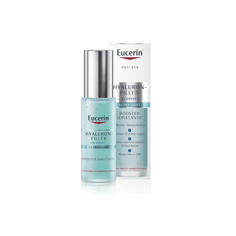 confezione da 30 ml eucerin hyaluron filler booster idratante