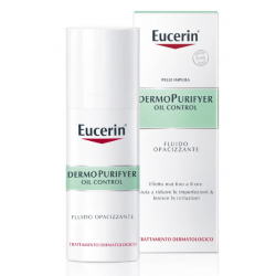 confezione 50 ml eucerin dermopurifyer fluido opacizzante pelle grassa e acneica