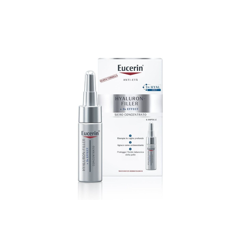 confezione 6 fiale eucerin hyaluron filler concentrato