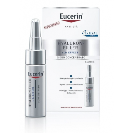 confezione 6 fiale eucerin hyaluron filler concentrato