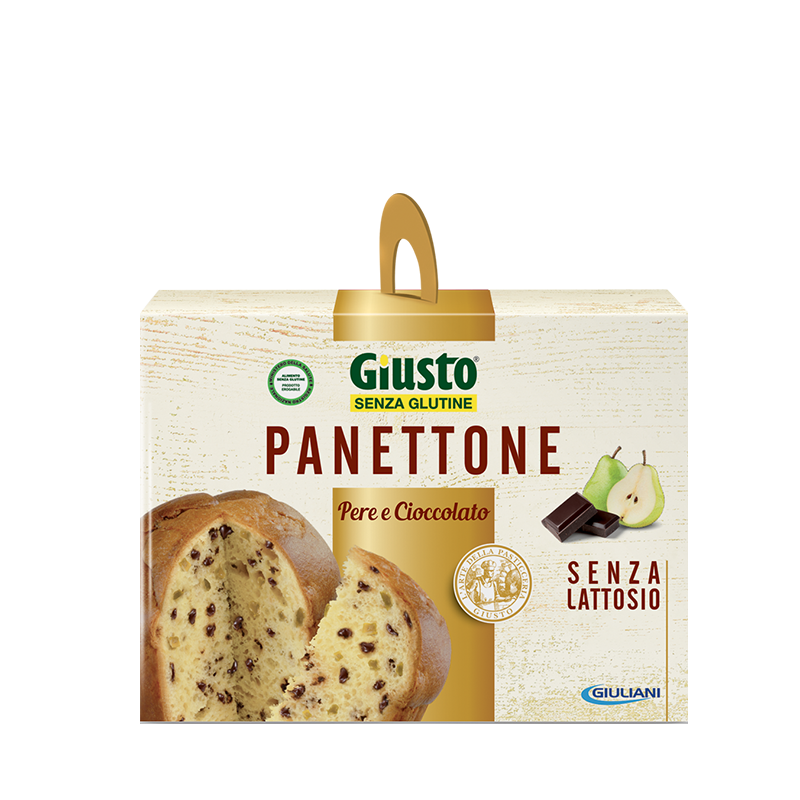 Farmafood Giusto Senza Glutine Panettone Pere E Cioccolato 500 G