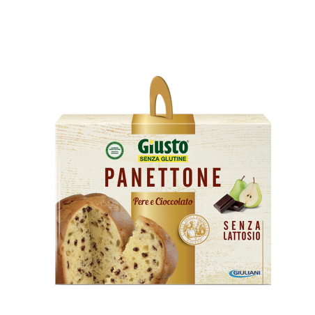 Farmafood Giusto Senza Glutine Panettone Pere E Cioccolato 500 G