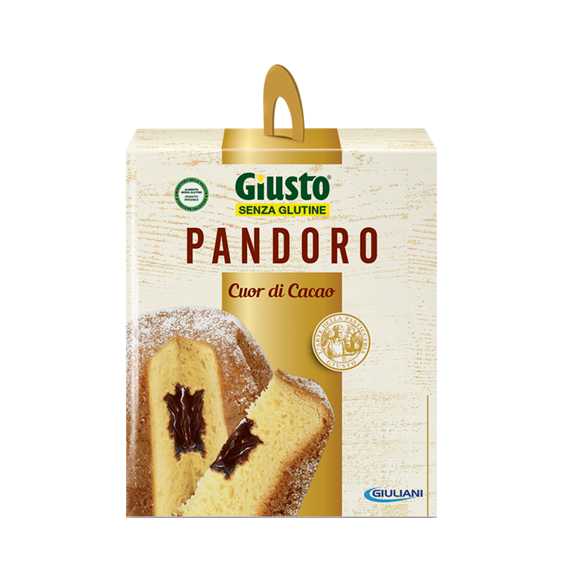 Farmafood Giusto Senza Glutine Pandoro Cuore Cacao 360 G