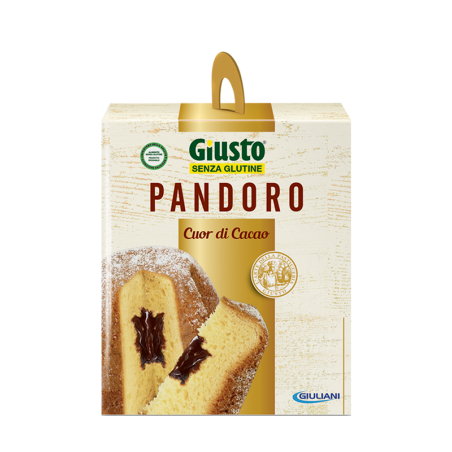 Farmafood Giusto Senza Glutine Pandoro Cuore Cacao 360 G