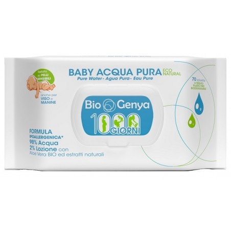 Diva International Biogenya Baby Eco Natura Acqua Pura 70 Salviette