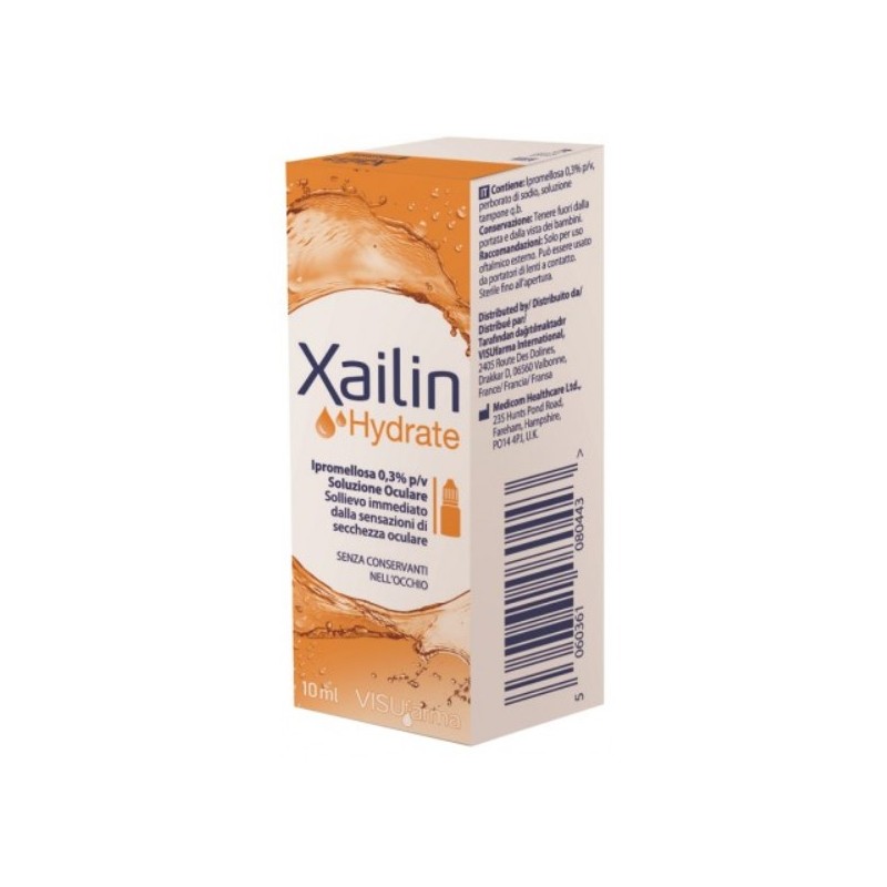 Visufarma Soluzione Oftalmica Lubrificante Xailin Hydrate 10 Ml