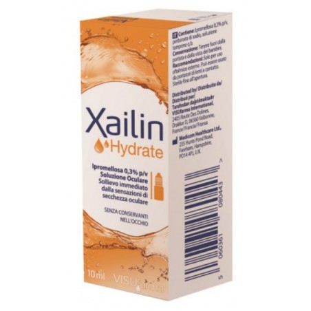 Visufarma Soluzione Oftalmica Lubrificante Xailin Hydrate 10 Ml