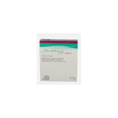 Convatec Italia Medicazione Con Idrocolloidi Sterile Senza Bordo Adesivo Duoderm Cgf 10x10cm 5 Pezzi