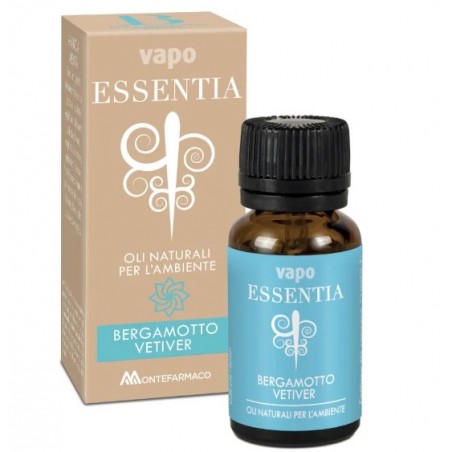 Montefarmaco Otc Vapo Essentia Bergamotto E Vetiver Olio Essenziale 10 Ml