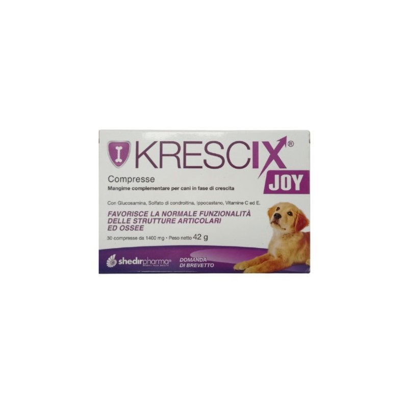 Krescix Joy Integratore per il benessere di ossa e articolazioni del Tuo Cane 30 compresse