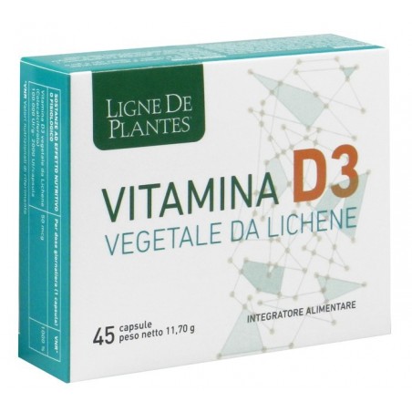 Natura Service Ligne De Plantes Vitamina D3 Vegetale 45 Capsule