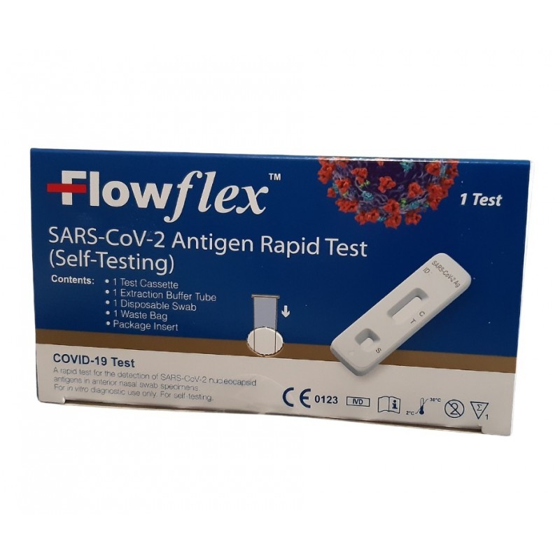 Pm2 Services Test Antigenico Rapido Covid-19 Flowflex Autodiagnostico Determinazione Qualitativa Antigeni Sars-cov-2 In Tamponi 