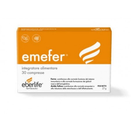 Eberlife Farmaceutici S Emefer 30 Compresse