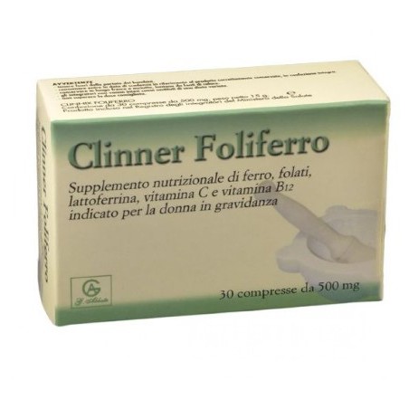 Abbate Gualtiero Clinner Foliferro 30 Compresse